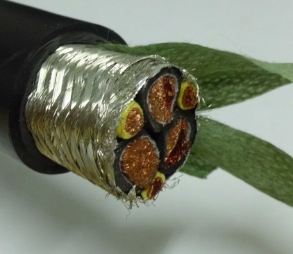 变频器连接电机引线用电磁屏蔽电缆