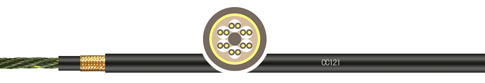 PVC甲胄式双层护套拖链系统对绞屏蔽控制电缆