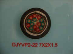 DJYVP2-22 7*2*1.5铠装屏蔽计算机电缆