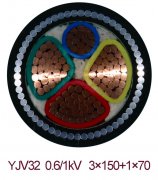 YJV32 3*150+1*70  钢丝铠装交联电力电缆